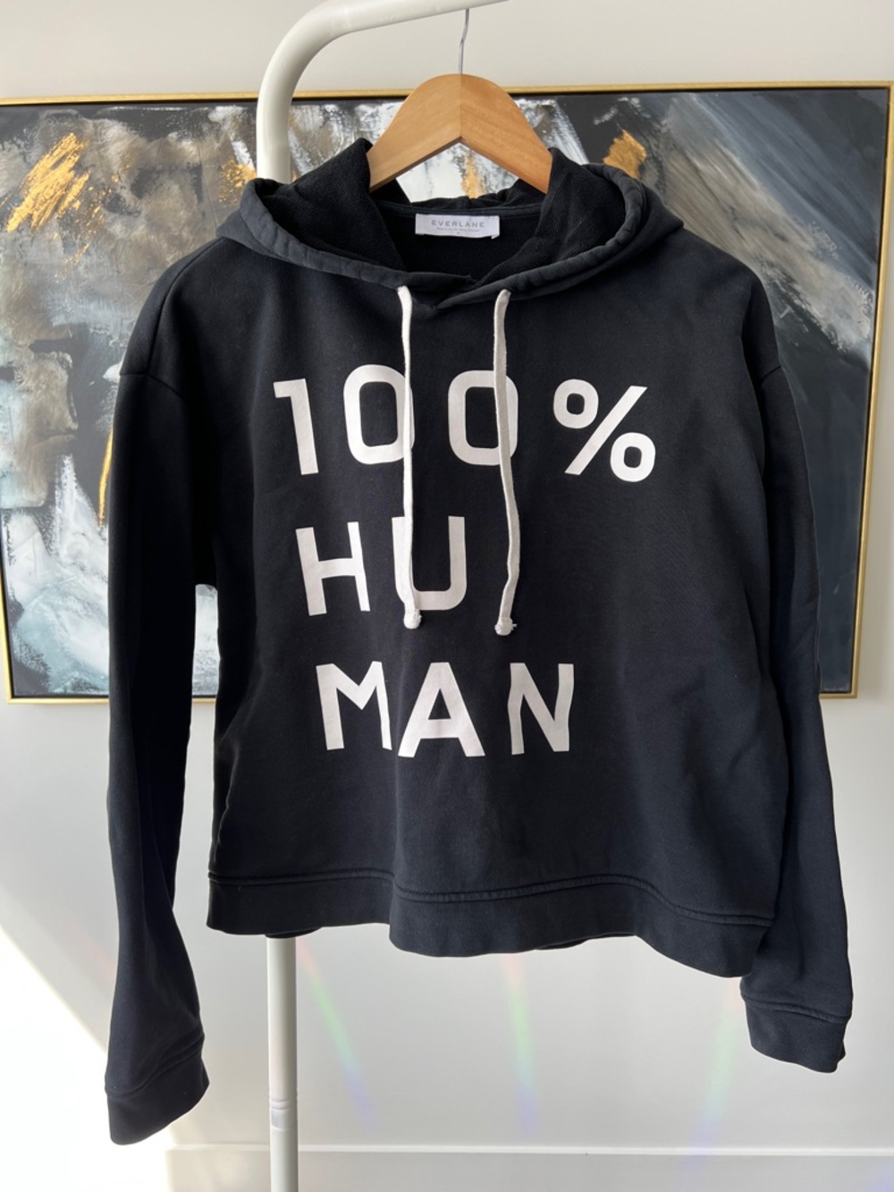 Everlane Black '100% Human' Hoodie